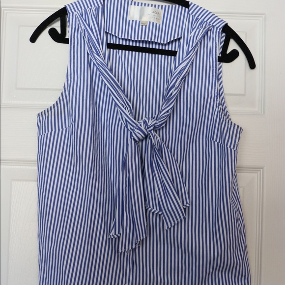 Nautical Blue & White Striped Top - Picture 1 of 3